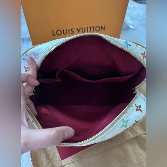 Rare Louis Vuitton Trouville Takashi Murakami Bag. In Excellent Condition 🔥 - Picture 7 of 12